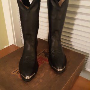 LAREDO WESTERN BOOTS, NEW IN BOX  Size 8-1/2 D, Black, J Toe